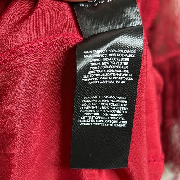 Self-Portrait size 2 red lace midi dress - Picture 14 of 16